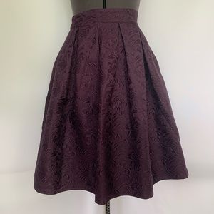 Beautiful high waisted purple skirt